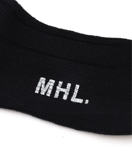 MHL.（エムエイチエル）の「WIDE RIB COTTON SOCKS（ソックス/靴下・レディース・ホワイト系その他2/ブラック/ブルー系その他4・FREE）」の7枚目の写真