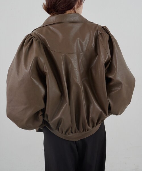 フェイクレザーブルゾン（ブルゾン）｜SHENERY（シーナリー）の