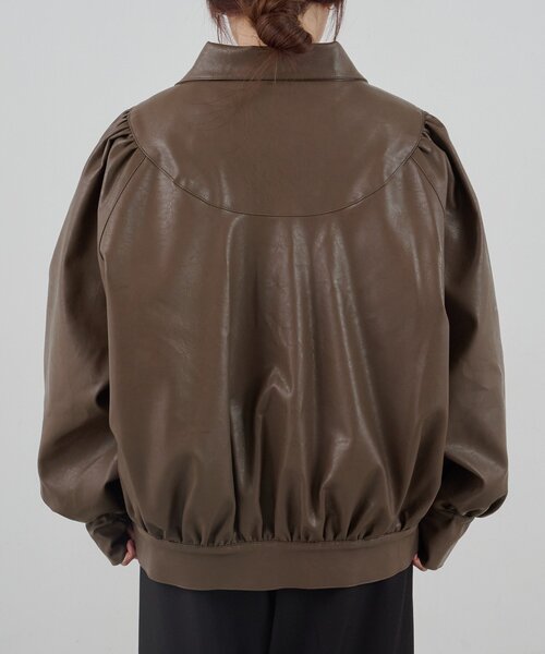 フェイクレザーブルゾン（ブルゾン）｜SHENERY（シーナリー）の