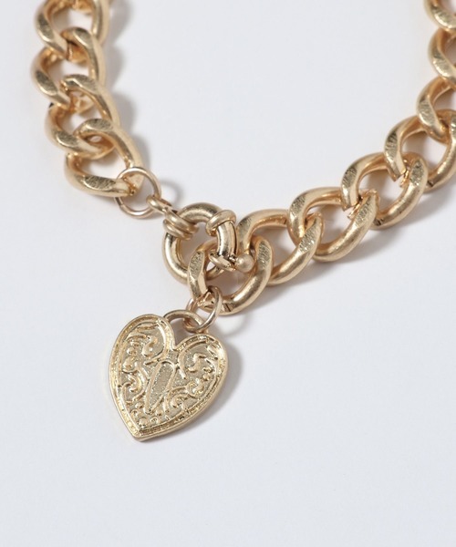 JEANASIS（ジーナシス）の「【シルバー925プレーティング】ハートチェーンブレス/632664（ブレスレット・レディース・ゴールド/シルバー・FREE）」の7枚目の写真