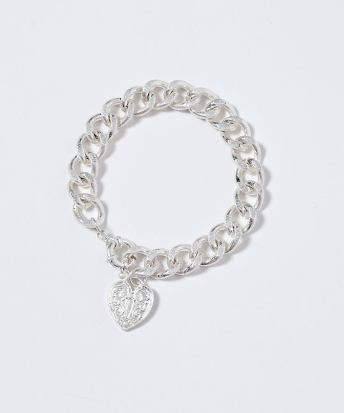 JEANASIS（ジーナシス）の「【シルバー925プレーティング】ハートチェーンブレス/632664（ブレスレット・レディース・ゴールド/シルバー・FREE）」の8枚目の写真