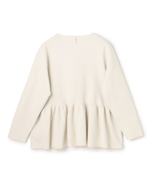 UNFILO（アンフィーロ）の「【セレモニー】BEAUTY FORM KNIT ペプラムセットアップ（セットアップ・レディース・ベージュ系/ネイビー系/ブラック系・X-LARGE）」の21枚目の写真
