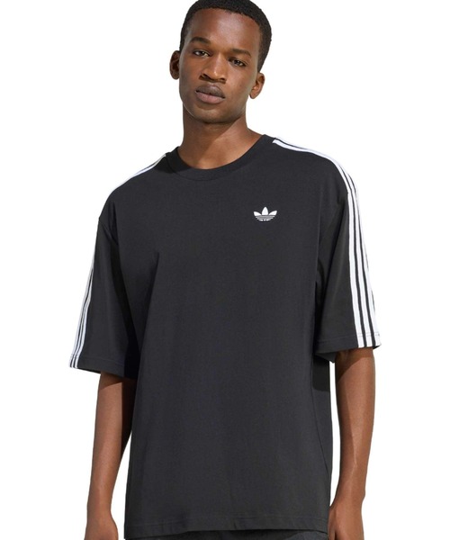 イ*ん様 新品　Tシャツ アディダス オリジナル　XL 販売価格14300円 adidas ADICOLOR 3-STRIPES OVERSIZED TEE / アディダス アディカラー