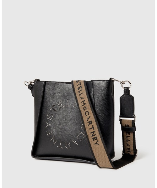 STELLA McCARTNEY(ステラマッカートニー)の「Logo Square Crossbody Bag / ロゴ スクエア クロスボディ バッグ(ショルダーバッグ・レディース・ブラック・ONE SIZE)」の2枚目の写真