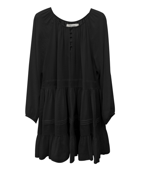 Vivacious(ビバシャス)の「Fleur Pintuck Dress BLACK(ワンピース・レディース・ブラック・FREE)」の4枚目の写真