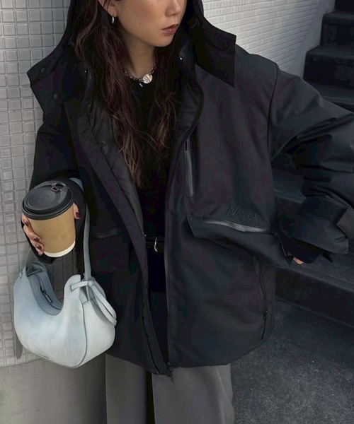 NANGA x AMERI ダウンジャケット ショート丈 老舗国産ダウンメーカー「NANGA(ナンガ)」の極上ダウンとレディース