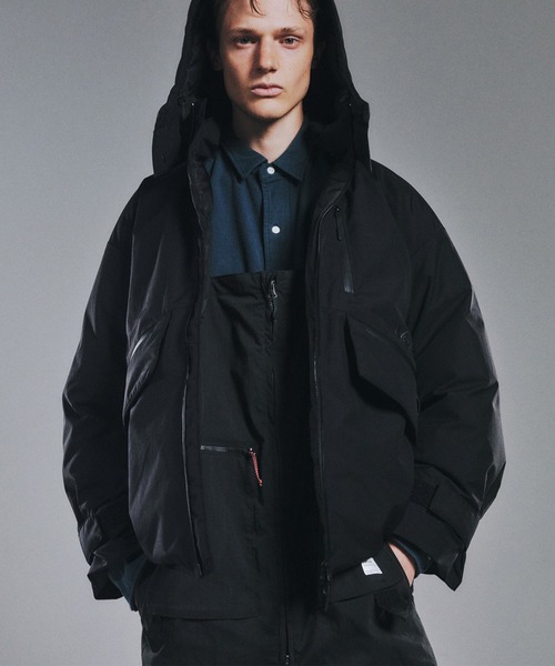 いご AMERI黒いダウンジャケット NANGA × Ameri POCKET DOWN COAT（ダウンジャケット/コート）｜NANGA