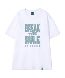 [ブレイクザルール]コットンルーズフィット半袖Tシャツ_ホワイト