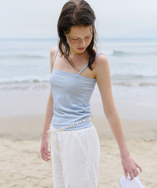 ANDNEEDS(アンドニーズ)の「Ness sleeveless (sky blue)(Tシャツ/カットソー・レディース・その他・FREE)」の1枚目の写真