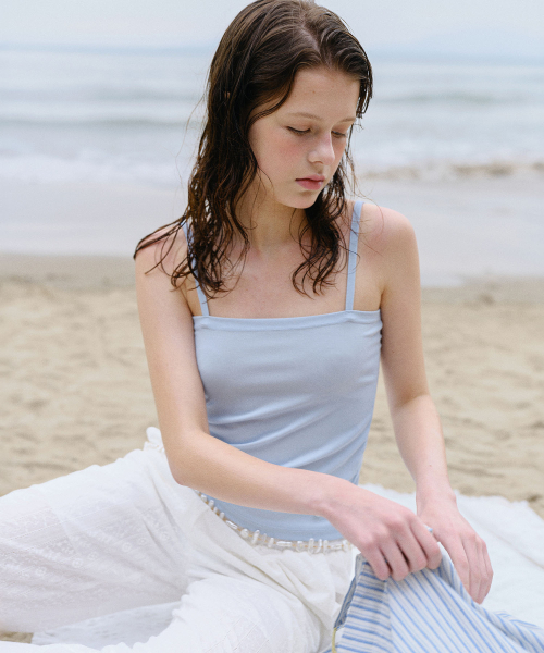 ANDNEEDS(アンドニーズ)の「Ness sleeveless (sky blue)(Tシャツ/カットソー・レディース・その他・FREE)」の2枚目の写真