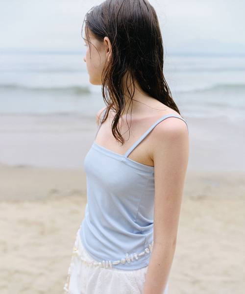 ANDNEEDS(アンドニーズ)の「Ness sleeveless (sky blue)(Tシャツ/カットソー・レディース・その他・FREE)」の4枚目の写真