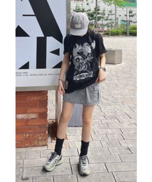 runningHIGH（ランニングハイ）の「ルイン ミ ハーフスリーブ Tシャツ [ブラック]（Tシャツ/カットソー・レディース・その他・LARGE/MEDIUM）」の7枚目の写真