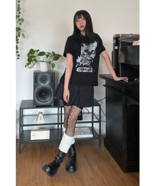 runningHIGH（ランニングハイ）の「ルイン ミ ハーフスリーブ Tシャツ [ブラック]（Tシャツ/カットソー・レディース・その他・LARGE/MEDIUM）」の12枚目の写真