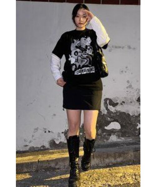 runningHIGH（ランニングハイ）の「ルイン ミ ハーフスリーブ Tシャツ [ブラック]（Tシャツ/カットソー・レディース・その他・LARGE/MEDIUM）」の14枚目の写真