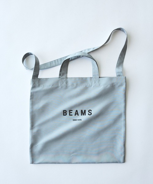 BEAMS（ビームス）の「BEAMS ロゴ ショルダーバック（トートバッグ・メンズ・ブラック/ネイビー/グレー/オフホワイト・ONE SIZE）」の3枚目の写真