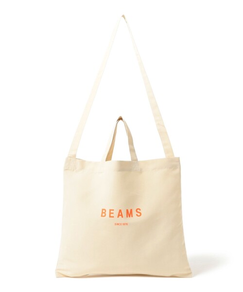 BEAMS（ビームス）の「BEAMS ロゴ ショルダーバック（トートバッグ・メンズ・ブラック/ネイビー/グレー/オフホワイト・ONE SIZE）」の18枚目の写真
