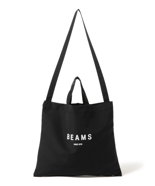 BEAMS（ビームス）の「BEAMS ロゴ ショルダーバック（トートバッグ・メンズ・ブラック/ネイビー/グレー/オフホワイト・ONE SIZE）」の17枚目の写真