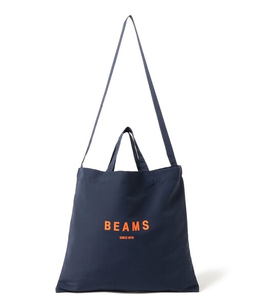 BEAMS（ビームス）の「BEAMS ロゴ ショルダーバック（トートバッグ・メンズ・ブラック/ネイビー/グレー/オフホワイト・ONE SIZE）」の20枚目の写真