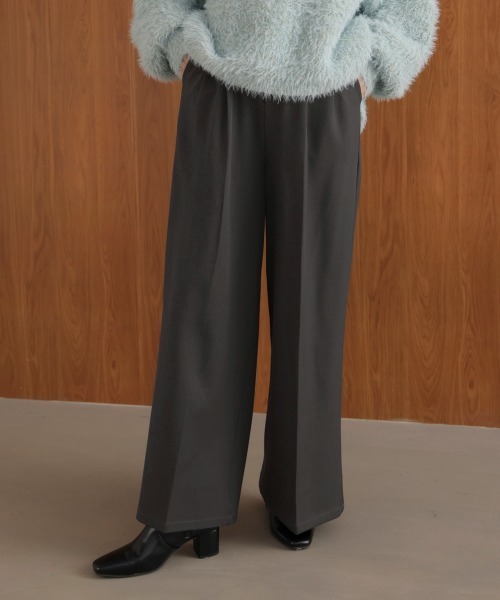 Bou Jeloud(ブージュルード)の「2タックストレートパンツ(その他パンツ・レディース・チャコールグレー/アイボリー/ブラック・38)」の20枚目の写真