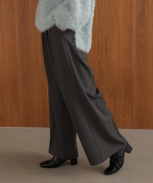 Bou Jeloud(ブージュルード)の「2タックストレートパンツ(その他パンツ・レディース・チャコールグレー/アイボリー/ブラック・38)」の22枚目の写真