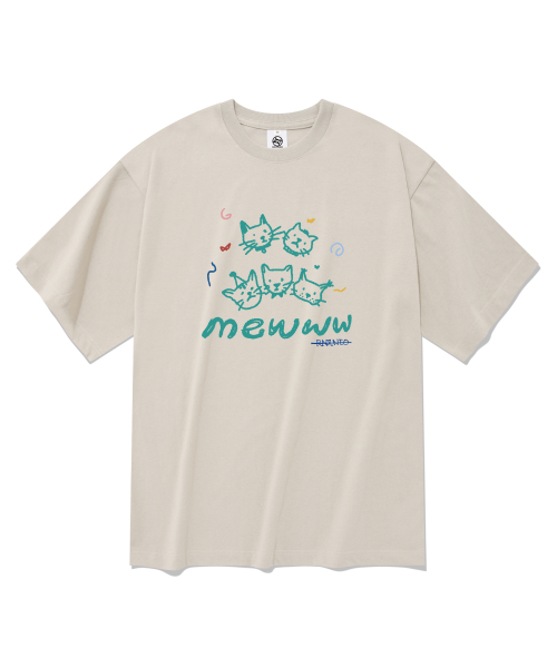 RADINEO(ラディネオ)の「ミュー メンズ 半袖Tシャツ ベージュ(Tシャツ/カットソー・メンズ・その他・SMALL/MEDIUM/LARGE/X-LARGE)」の1枚目の写真
