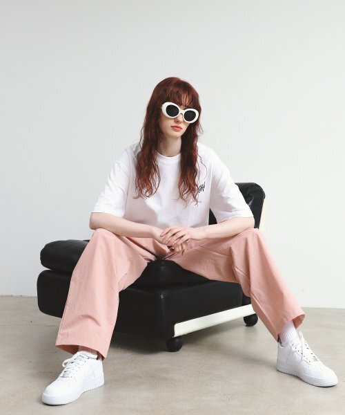 SLOW RECORD HOUSE(スローレコードハウス)の「ナイロンワンタックパンツ_ピンク(その他パンツ・レディース・その他・SMALL/MEDIUM/LARGE)」の2枚目の写真