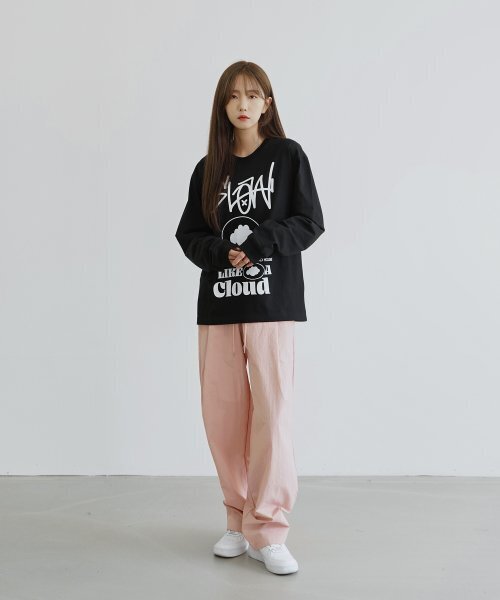 SLOW RECORD HOUSE(スローレコードハウス)の「ナイロンワンタックパンツ_ピンク(その他パンツ・レディース・その他・SMALL/MEDIUM/LARGE)」の4枚目の写真