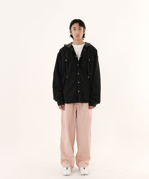 SLOW RECORD HOUSE(スローレコードハウス)の「ナイロンワンタックパンツ_ピンク(その他パンツ・レディース・その他・SMALL/MEDIUM/LARGE)」の8枚目の写真
