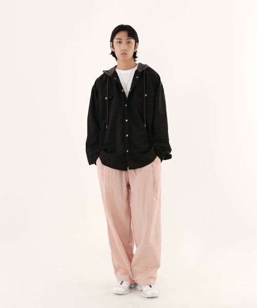 SLOW RECORD HOUSE(スローレコードハウス)の「ナイロンワンタックパンツ_ピンク(その他パンツ・レディース・その他・SMALL/MEDIUM/LARGE)」の9枚目の写真