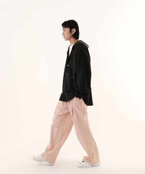 SLOW RECORD HOUSE(スローレコードハウス)の「ナイロンワンタックパンツ_ピンク(その他パンツ・レディース・その他・SMALL/MEDIUM/LARGE)」の11枚目の写真