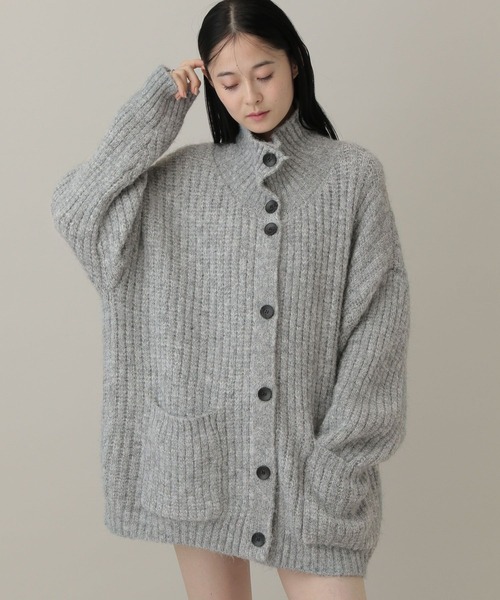 3.3 Field Trip （3.3フィールドトリップ）の「3.3 Field Trip／オーバーニットプルオーバー（ニット/セーター・レディース・ダークグレー/グレー・FREE）」の7枚目の写真