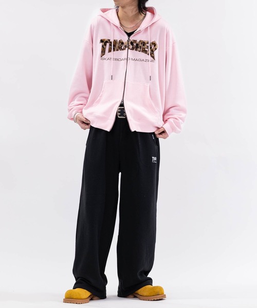 at】〔THRASHER/スラッシャー〕アソートアップリケ コクーンシルエット