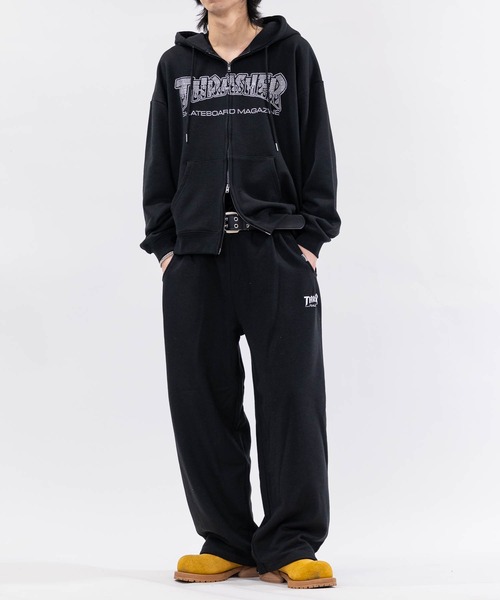 THRASHER(スラッシャー)の「【at】〔THRASHER/スラッシャー〕アソートアップリケ コクーンシルエット スウェットパンツ(スウェットパンツ・メンズ・ブラック系1/ブラック系3/ピンク/ブラック系2/アッシュグレー・MEDIUM/LARGE)」の10枚目の写真