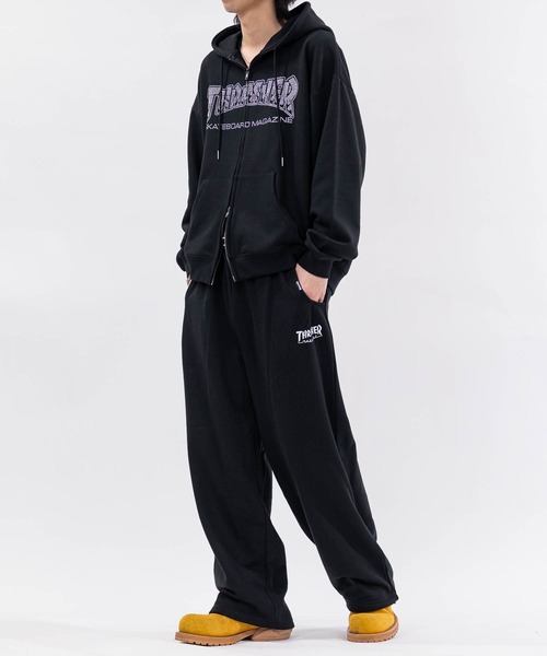 THRASHER(スラッシャー)の「【at】〔THRASHER/スラッシャー〕アソートアップリケ コクーンシルエット スウェットパンツ(スウェットパンツ・メンズ・ブラック系1/ブラック系3/ピンク/ブラック系2/アッシュグレー・MEDIUM/LARGE)」の11枚目の写真