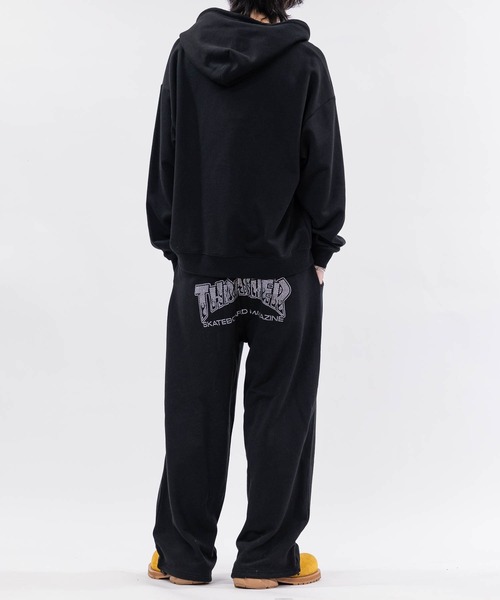 THRASHER(スラッシャー)の「【at】〔THRASHER/スラッシャー〕アソートアップリケ コクーンシルエット スウェットパンツ(スウェットパンツ・メンズ・ブラック系1/ブラック系3/ピンク/ブラック系2/アッシュグレー・MEDIUM/LARGE)」の13枚目の写真