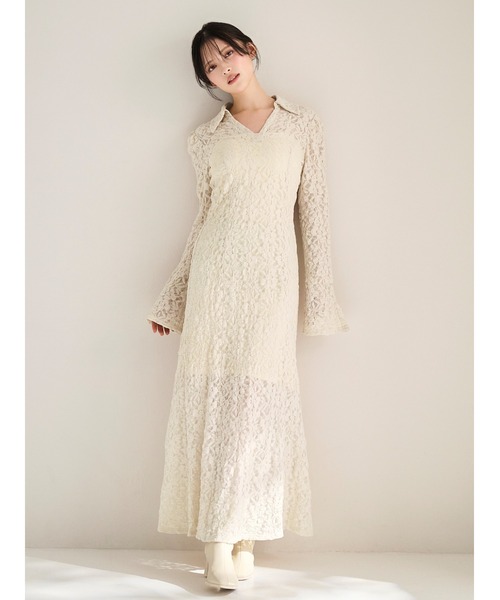 カットレースワンピース（ワンピース）｜SNIDEL（スナイデル）の