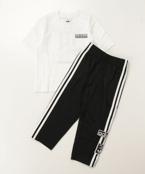 adidas（アディダス）の「アディブレイク ティー セット / アディダスオリジナルス adidas Originals（ジャージ・キッズ・ホワイト・130/100/110/120）」の8枚目の写真