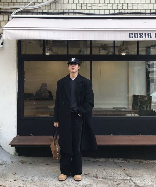 NOUN(ノウン)の「layered V neck knit (charcoal)(ニット/セーター・メンズ・その他・1/2)」の5枚目の写真