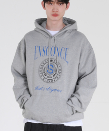 ESN（イーエスエヌ）の「ユニバーシティオブESN グラフィックオーバーサイズフード グレー（パーカー）」