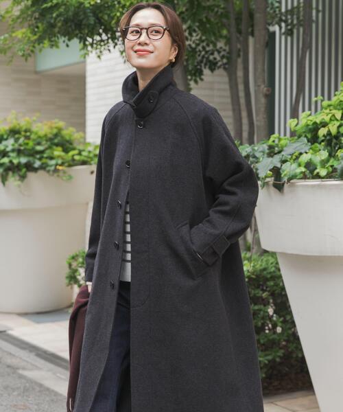 セール】ウール100バルマカーンコート｜冬服/暖かい/ウール100%/通勤服