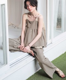 titivate | リネンライクワイドパンツ(その他パンツ)