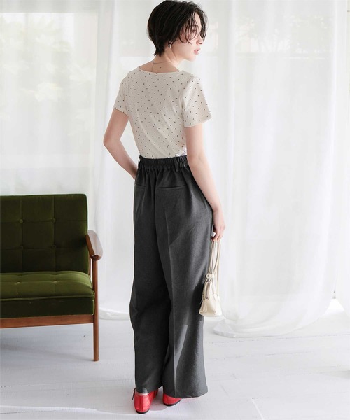 titivate（ティティベイト）の「リネンライクワイドパンツ（その他パンツ・レディース・ライトブラウン/サンドベージュ/ダークグレー/アイボリー/ブラック・L/M/S/SP）」の21枚目の写真