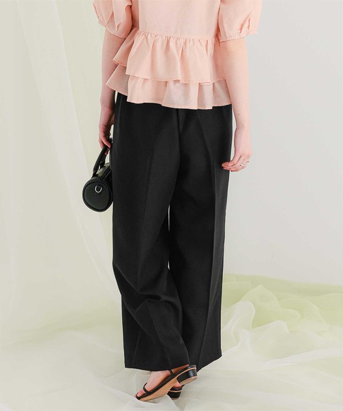 titivate（ティティベイト）の「リネンライクワイドパンツ（その他パンツ・レディース・ライトブラウン/サンドベージュ/ダークグレー/アイボリー/ブラック・L/M/S/SP）」の18枚目の写真