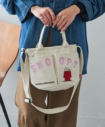 【ROOTOTE】IP.BR.ポケッツ.Peanuts-1C スヌーピー 8503