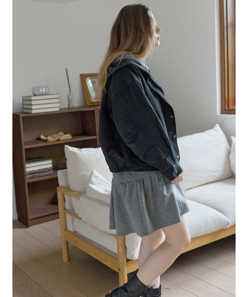 AVANT-G(アバン)の「Quilted Liner Hooded Jumper - BLACK(その他アウター・レディース・ブラック/ベージュ・FREE)」の5枚目の写真