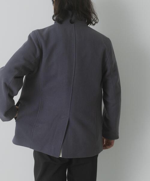 ITEMS URBANRESEARCH(アイテムズ アーバンリサーチ)の「ウールブレンドスタンドカラーコート(その他アウター・メンズ・ネイビー/グレー/ブラック・MEDIUM/LARGE)」の6枚目の写真