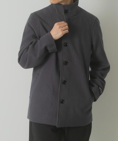 ITEMS URBANRESEARCH(アイテムズ アーバンリサーチ)の「ウールブレンドスタンドカラーコート(その他アウター・メンズ・ネイビー/グレー/ブラック・MEDIUM/LARGE)」の8枚目の写真