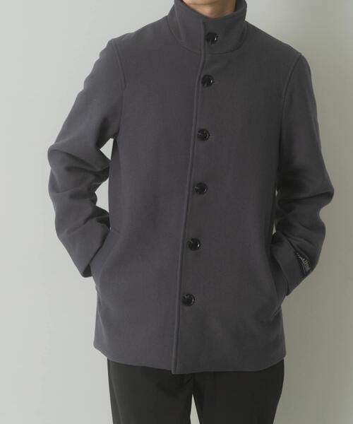 ITEMS URBANRESEARCH(アイテムズ アーバンリサーチ)の「ウールブレンドスタンドカラーコート(その他アウター・メンズ・ネイビー/グレー/ブラック・MEDIUM/LARGE)」の12枚目の写真