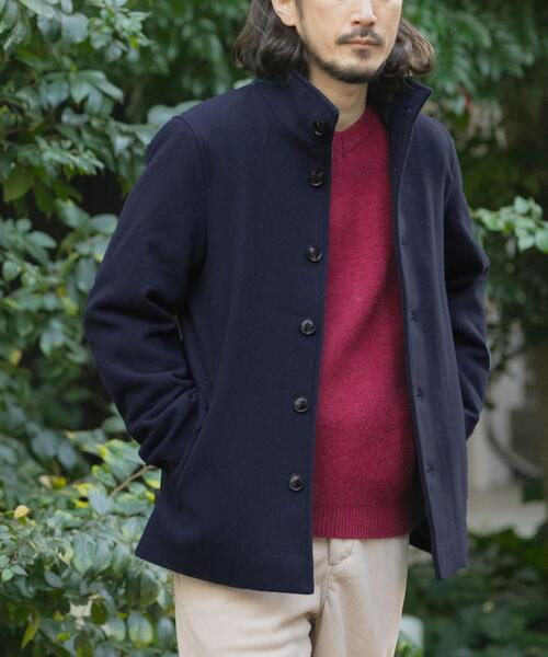 ITEMS URBANRESEARCH(アイテムズ アーバンリサーチ)の「ウールブレンドスタンドカラーコート(その他アウター・メンズ・ネイビー/グレー/ブラック・MEDIUM/LARGE)」の18枚目の写真