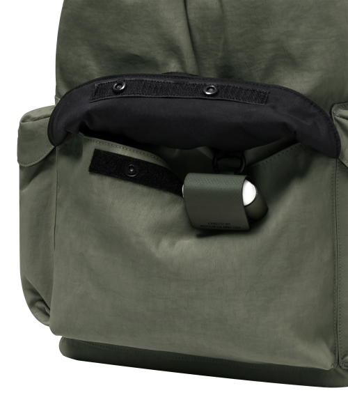KANEITEI(カネイテイ)の「BOHEMIAN BACKPACK L (OLIVE DRAB) / RECYCLED(バックパック/リュック・レディース・カーキオリーブ・FREE)」の7枚目の写真